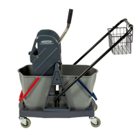 SPRINTUS Doppelfahreimer,  Kunststoff mit Metalldeichsel 301001,  2 x 17 Liter - Eimer