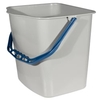 SPRINTUS Eimer,  grau 301221,  Volumen: 17 Liter,  blauer Henkel