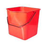 Sprintus Fahrwageneimer,  27 Liter 301076,  Farbe: rot