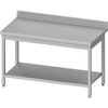 Stalgast Arbeitstisch ECO,  T 700,  mit Boden,  AISI201 Edelstahl DAT20762A,  Maße (B x T x H): 2000 x 700 x 850 mm