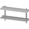 Stalgast Doppel-Wandboard ECO,  2 Böden,  verstellbar,  AISI201 DWB10362,  Maße (B x T x H): 1000 x 300 x 660 mm