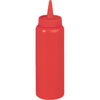 Stalgast Dosierflasche Squeeze,  0, 35 Liter,  Ø 55 mm KK080111,  Farbe: rot,  für Ketchup