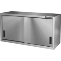 Stalgast Hängeschrank mit Schiebetüren,  Edelstahl VHS12352,  Maße: (B x T x H) 1200 x 300 x 600 mm