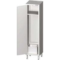 Stalgast Hochschrank für Reinigungsmittel,  Spülbecken,  Edelstahl VHK05550,  Maße: (B x T x H) 500 x 500 x 2000 mm,  verschweißt