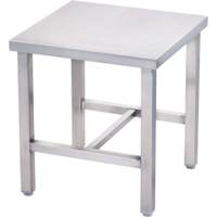 Stalgast Kochtopf-Untergestell,  Edelstahl VUG04450,  Maße: (B x T x H) 400 x 400 x 450 mm,  verschweißt