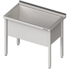 Stalgast Topfspüle 1 Becken,  Edelstahl,  400 mm Beckenhöhe VTS08701A,  Maße (B x T x H): 800 x 700 x 850 mm,  verschweißt