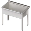 Stalgast Topfspüle Edelstahl 1 Becken,  300 mm Beckenhöhe VTS08750A,  Maße: (B x T x H) 800 x 700 x 850 mm,  verschweißt