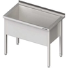Stalgast Topfspüle Edelstahl 1 Becken,  400 mm Beckenhöhe VTS08651A,  Maße: (B x T x H) 800 x 600 x 850 mm,  verschweißt