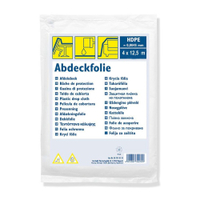 Standard-Abdeckfolie HDPE,  transluzent 96905010,  Maße: 4 x 12, 5 m