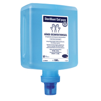 Sterillium Gel pure Händedesinfektion,  parfümfrei 9814541,  1000 ml - Flasche mit vormontierter Dosierpumpe