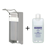Sterillium Virugard Händedesinfektionsmittel 1000ml + Spender 1 Aktions-Set zum Sonderpreis