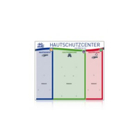 STOKO Hautschutzcenter Spendertafel SSCSML1DEU,  Maße (B x H): 590 x 510 mm,  klein