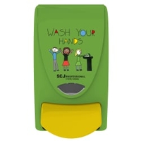 STOKO Kids Wash your Hands Seifenspender WYH1LDS,  Maße: 233 x 130 x 115 mm,  grün