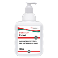 Stokosept Protect - Desinfektionsgel 99054931,  400 ml - Flasche (1 Karton = 12 Flaschen)