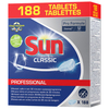 SUN Professional Classic Tabs Spülmaschinentabs 101100935,  1 Packung = 188 Tabs
