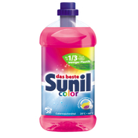 Sunil Color Waschmittel 20 Wäschen,  flüssig 4013162028528,  1 Karton = 8 Flaschen à 1, 32 Liter