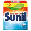 Sunil Waschmittel 40 Wäschen,  Vollwaschmittel-Konzentrat 4013162013326,  2, 2kg - Packung