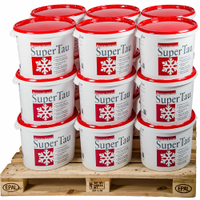 SuperTau Auftaugranulat,  Streumittel,  Enteiser 1 Palette = 18 x 25kg Hobbock Eimer mit Deckel