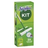Swiffer System Starter Kit Bodenwischer 00185466,  1 Set = 1 Bodenstab + 8 Tücher