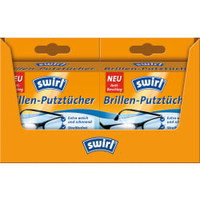 Swirl Brillen-Putztücher 4006508945405,  1 Karton = 20 Packungen mit je 30 Tüchern = 600 Tücher