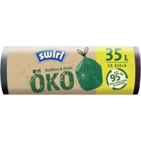 Swirl Öko Müllbeutel Reißfest,  35 Liter 4008871217424 ,  1 Rolle = 12 Beutel