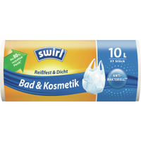 Swirl Müllbeutel mit Tragegriff Bad & Kosmetik 4008871215680,  1 Rolle = 37 Stück,  Volumen: 10 Liter