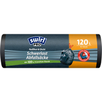 Swirl Schwerlastsäcke PROFI,  120 Liter 4008871917669 ,  1 Karton = 8 Rollen à 12 Stück