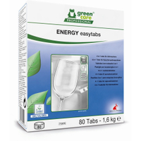 TANA green care ENERGY easytabs Geschirrreiniger-Tabs 712579,  1 Packung = 80 Tabs