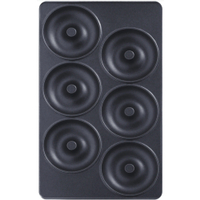 Tefal Donut Snack Collection,  3-teilig XA8011,  1 Set = 2 Donut Platten inkl. Rezeptheft