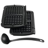 Tefal Optigrill Kontaktgrill Waffelplatten mit Schöpfkelle XA7248,  1 Set = 2 Waffelplatten inkl. 1 Schöpfkelle