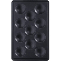 Tefal Poffertjes Snack Collection,  3-teilig XA8012,  1 Set = 2 Poffertjes Platten inkl. Rezeptheft