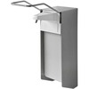TEMDEX Desinfektionsmittel- und Seifenspender,  Edelstahl 118 850,  1000 ml,  langer Armhebel,  Edelstahlpumpe
