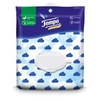 Tempo Design-Edition feuchte Toilettentücher,  Komfortbeutel 836089,  1 Packung = 40 Tücher - sanft & sensitiv,  farbig sortiert
