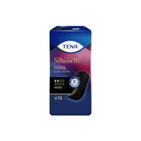 Tena Silhouette Noir Einlagen,  Mini 760371,  1 Packung = 18 Stück