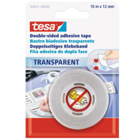 tesa Doppelseitiges Klebeband 890242,  1 Rolle = 10 m x 12 mm