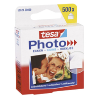 tesa Photo Ecken 806593,  1 Packung = 500 Stück