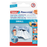 tesa Powerstrips Small Klebestreifen 57550-00014-01,  1 Packung = 14 Strips