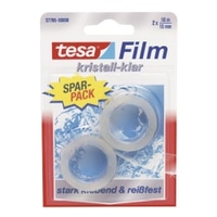 tesafilm kristall-klar Kleberolle 57766-00000-00,  1 Packung = 2 Rollen = 10 m x 15 mm