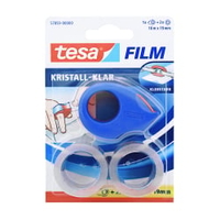 tesafilm Mini Abroller 57859-00000-00,  1 Packung = Mini Abroller und 2 Rollen tesafilm kristall-klar