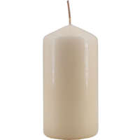 Tischkerze,  creme 1 Stück,  ca. 40 Stunden Brenndauer