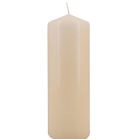 Tischkerze,  creme 1 Stück,  ca. 75 Stunden Brenndauer