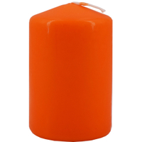 Tischkerze,  orange 1 Stück,  ca. 10 Stunden Brenndauer