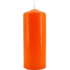 Tischkerze,  orange 1 Stück,  ca. 40 Stunden Brenndauer