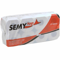 Toilettenpapier,  2-lagig,  weiss 1 Paket = 8 Packungen à 8 Rollen = 64 Rollen