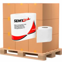 Toilettenpapier,  3-lagig,  weiss,  100 % Zellstoff 1 Palette = 528 Packungen à 4 x 200 Blatt