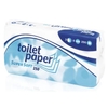 Toilettenpapier Super Soft,  3-lagig,  hochweiß 035200,  1 Palette = 18 Pakete à 9x8 Rollen,  Blattmaße: 9, 5 x 11 cm