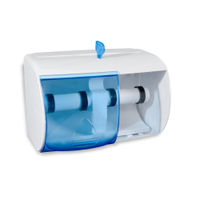 Toilettenpapierspender für 2 Rollen Farbe: weiß