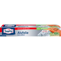 Toppits Kraft-Alufolie 30 cm 4008871200921,  1 Packung = 1 Rolle = 24 Meter