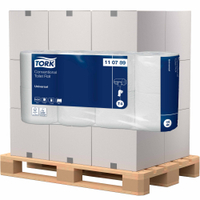 Tork Kleinrollen Toilettenpapier T4 Universal,  2-lagig 110789,  1 Palette = 30 Pakete = 1.920 Rollen