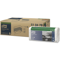 Tork Premium Reinigungstücher für Top Pak System,  W4 510478,  1 Karton = 5 Beutel x 130 Tücher = 650 Tücher